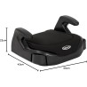Seggiolino Auto Graco Booster Basic I-Size Midnight