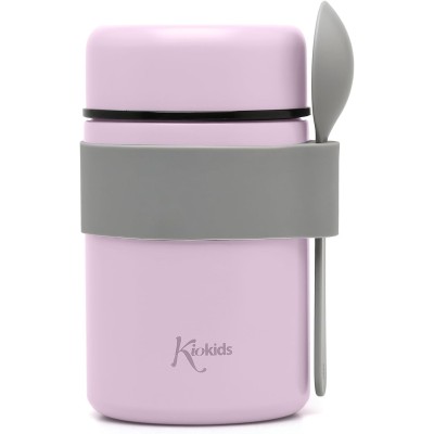 Kiokids Thermos 500ml Lavanda con Cucchiaino