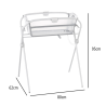 Stand Supporto per Vasca da Bagno Oasis Bianco