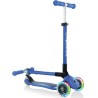 Monopattino Primo Foldable con Luci Blu di Globber