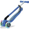 Monopattino Primo Foldable con Luci Blu di Globber
