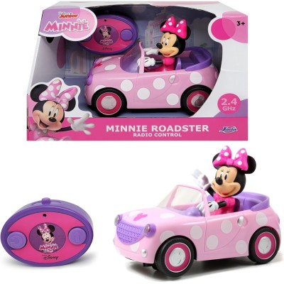 Auto Radiocomandata Minnie Roadster Jada - Giocattolo Disney per Bambini