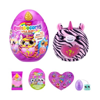 Rainbocorns Wild Heart Surprise - Uovo Magico con Peluche e Oltre 10 Sorprese