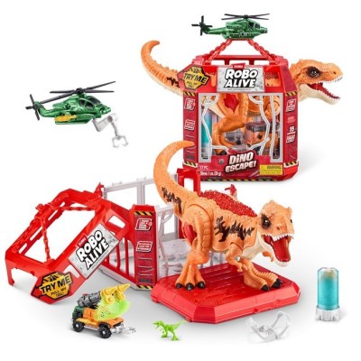 ZURU 71127 Robo Alive Dino Escape - Gioco Interattivo con Dinosauro