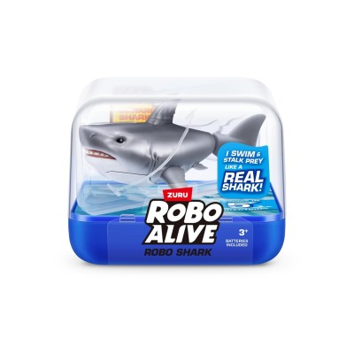 Robo Alive Squalo Nuotatore Interattivo - Giocattolo Acquatico per Bambini