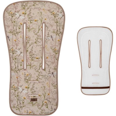Cuscinetto per Carrozzina KikkaBoo Secret Garden Beige