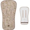 Cuscinetto per Carrozzina KikkaBoo Secret Garden Beige