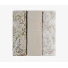 Set di 3 Mussole Swaddle 75x75 cm Secret Garden Beige