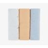 Set di Mussole KikkaBoo Stripy Friends - 3 Pezzi da 75x75 cm
