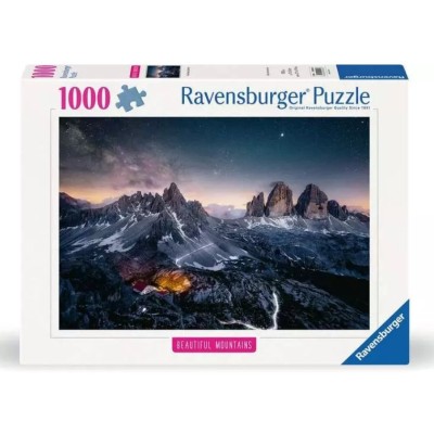 Puzzle Ravensburger 1000 Pezzi - Tre Cime di Lavaredo, Dolomiti