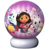 Ravensburger Palla Puzzle 3D 72 pezzi - Lampada Notturna Gabby's Dollhouse