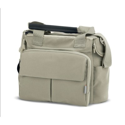 Electa Dual Bag Hangar Beige: Borsa Fasciatoio Modulabile per Genitori Moderni
