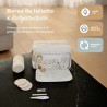 Borsa da Toilette per Neonati x @babyatoutprix - Curl White