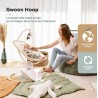 Altalena per bambini controllabile a distanza Swoon Hoop - Sand Dune