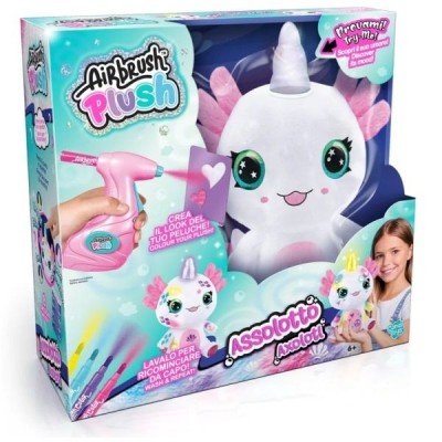 Airbrush Plush Assolotto di Rocco Giocattoli - Peluche Creativo