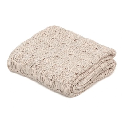 Coperta in Bambù Beige per Neonati - Morbidezza e Sicurezza