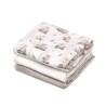 Kiokids Set di 3 Mussole Kiokids con Stampa Bosco 70x70 cm