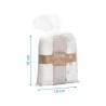 Kiokids Set di 3 Mussole Grigio, Bianco e Stampa Topolini 70x70 cm