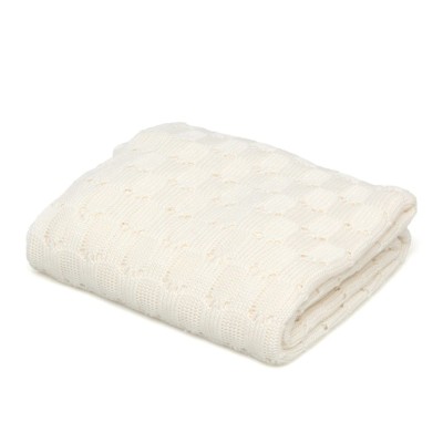 Kiokids Coperta in Bambù Bianco Grezzo