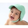 Kiokids Berretto da bambino menta con protezione solare UPF50+