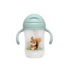 Tazza di Apprendimento Scoiattolo con Manici in Colore Salvia da 300ml
