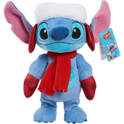 Disney Stitch Peluche Natalizio Interattivo da 35 cm