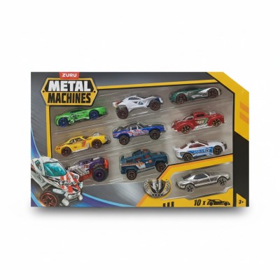 Set di 10 Auto Metal Machines ZURU - Collezione e Gioco Modelli Assortiti