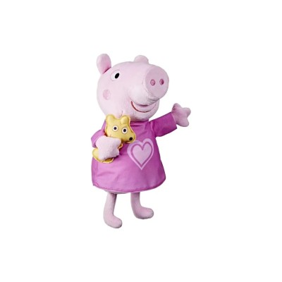 Peluche Musicale Peppa Pig Lullabies con Orsetto – 3 Canzoni e Frasi – Ideale per Bambini dai 18 Mesi – Hasbro