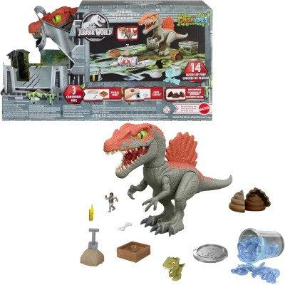 Mattel Jurassic World Spinosaurus Cage Crasher