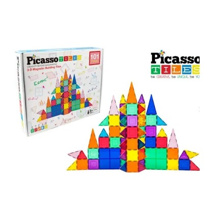 Costruzioni Magnetiche Picasso Building 101 Pezzi - Giocattolo Educativo