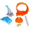 Hot Wheels Pista Acrobazie nel Loop con Lanciatore Doppio e Macchinina, GTV13