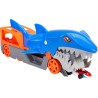 Hot Wheels Trasportatore Squalo Divoratore con Macchinina, Giocattolo per Bambini 4+ Anni, GVG36