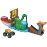 Hot Wheels Monster Trucks Palude del Coccodrillo Playset