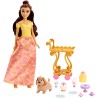 Set da Tè della Principessa Belle con Bambola e Accessori Scintillanti