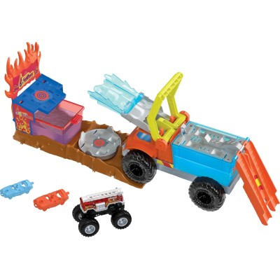 Arena degli Scontri Hot Wheels Monster Trucks - Playset con Veicolo Incluso