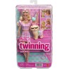 Barbie Cuccioli a Passeggio Quadretti Azzurri