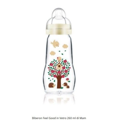 Biberon Feel Good in Vetro 260 ml di MAM