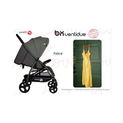 Passeggino Baciuzzi BX 22 Felce: Leggerezza e Comfort