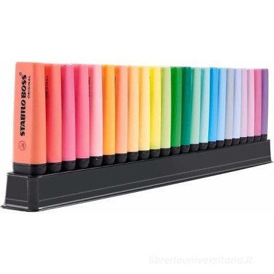 Set di 23 Evidenziatori STABILO BOSS ORIGINAL ARTY