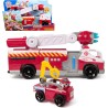 PAW Patrol Fire Rescue – Camion dei Pompieri con Marshall, Luci, Suoni e Lanciatore Rapido, 3+ Anni