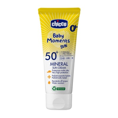 Chicco Baby Moments Sun Crema Solare Minerale SPF50+ 75ml
