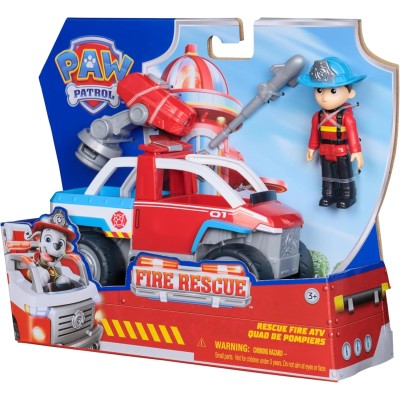 Paw Patrol Fire Rescue – Quad Antincendio di Ryder con Drone Lanciabile