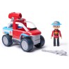 Paw Patrol Fire Rescue – Quad Antincendio di Ryder con Drone Lanciabile e Personaggio, Età 3+