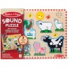 Melissa & Doug Puzzle Con Suoni Animali Della Fattoria