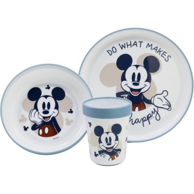 Set di Stoviglie 3 Pezzi Mickey