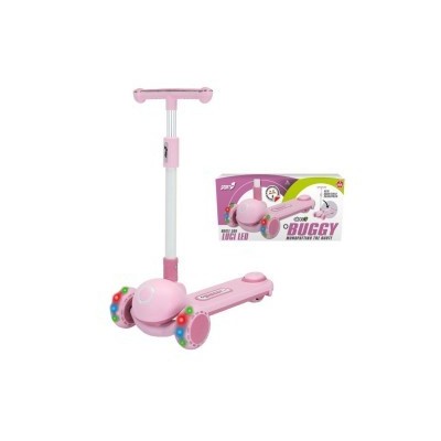 Monopattino Buggy Rosa Luminoso - Sicurezza e Divertimento