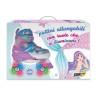 Pattini a rotelle Mermaid Quad con ruote LED, taglia 34-37
