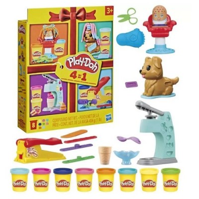 Play-Doh 4-in-1 Playset - Set Creativo per Bambini