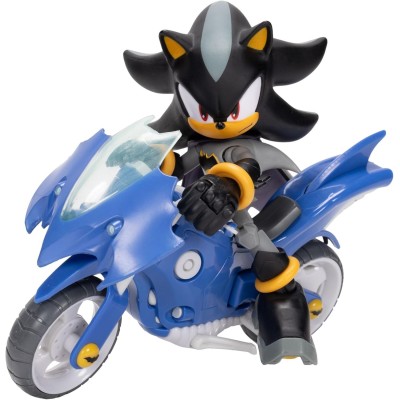 DC x Sonic Shadow nei panni di Batman con Batcycle