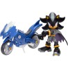 DC x Sonic Shadow nei panni di Batman con Batcycle